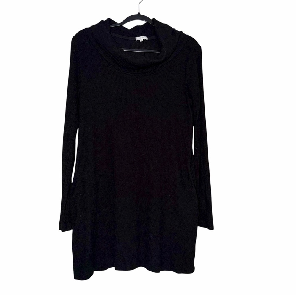 Z Supply Size Small Ribbed Knit Cowl Neck Dress